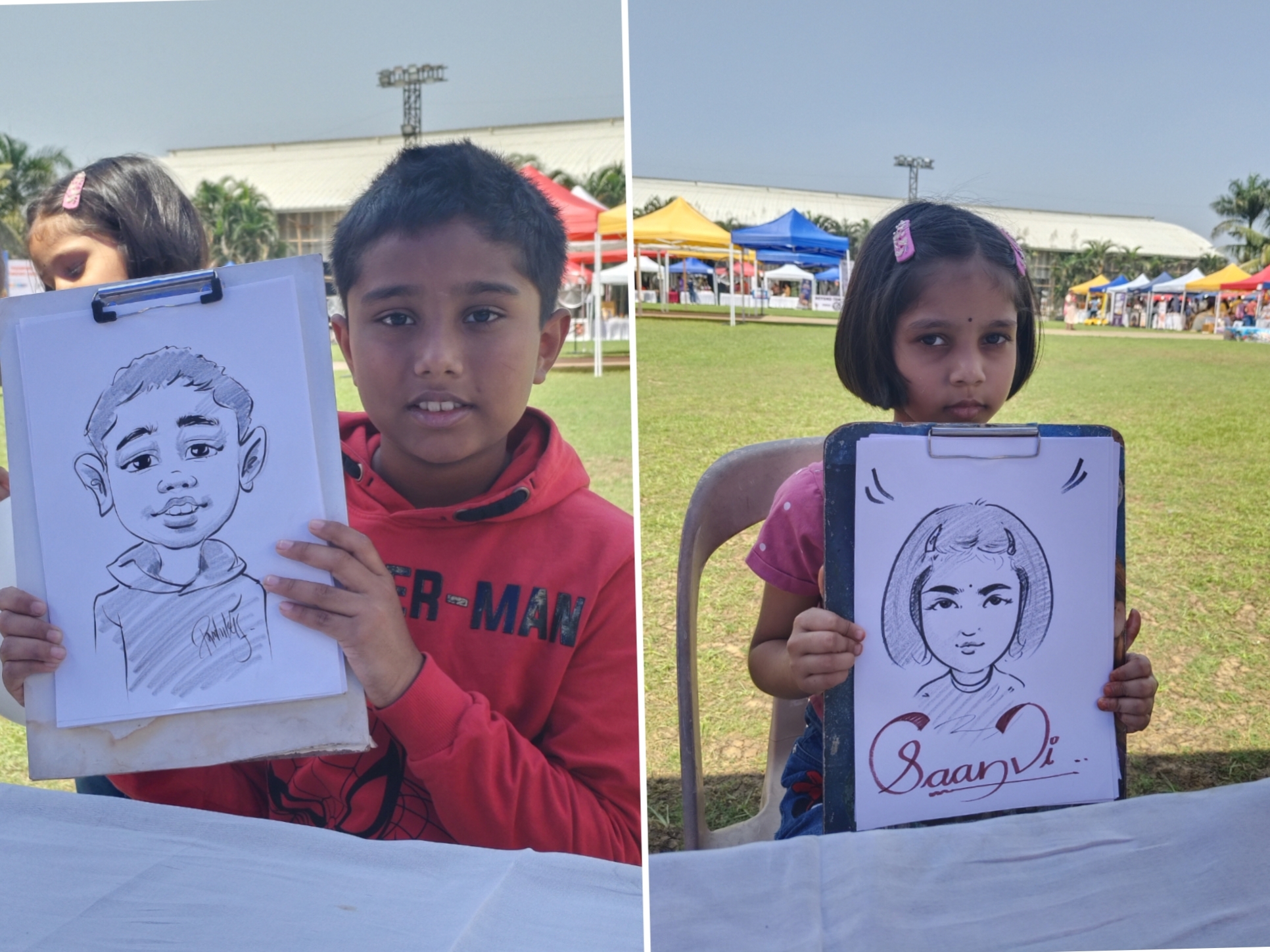 Live Caricature Sketch